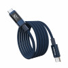 Cavo USB-C a USB-C Choetech XCC-1068 PD 60W con display, 1,2 m, blu