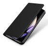 Custodia flip Skin Pro Dux Ducis per Realme 10 Pro, nera