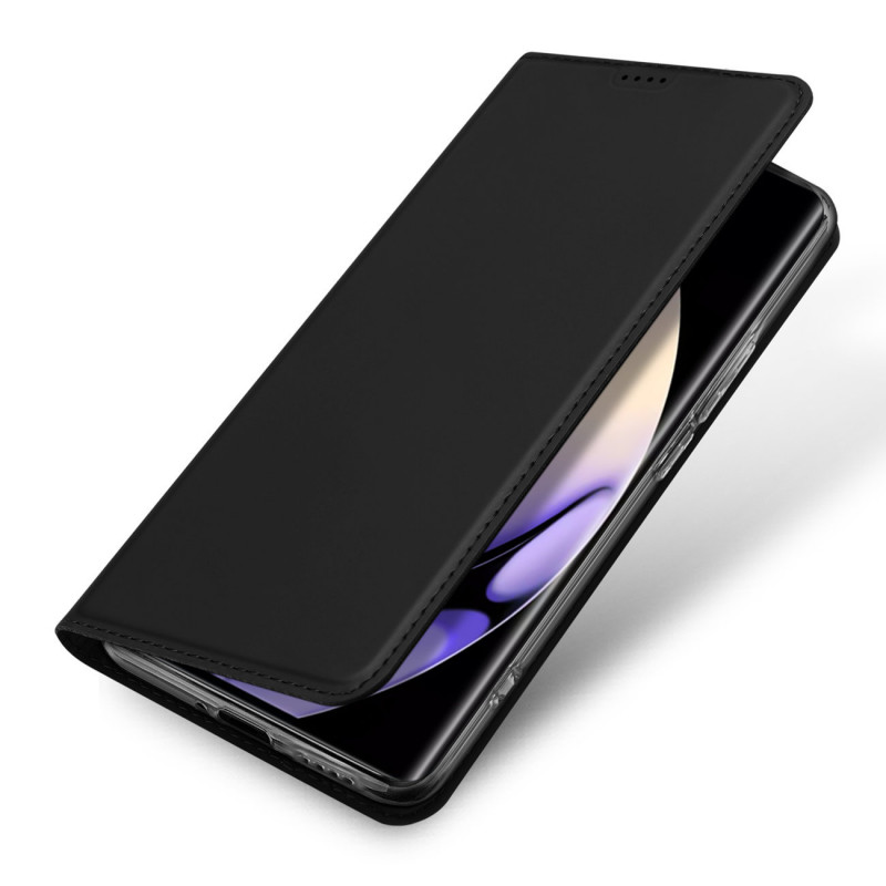 Custodia flip Skin Pro Dux Ducis per Realme 10 Pro, nera