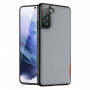 Custodia Dux Ducis Fino in nylon per Samsung Galaxy S22+ (S22 Plus), blu