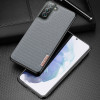 Custodia Dux Ducis Fino in nylon per Samsung Galaxy S22+ (S22 Plus), blu