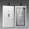Custodia Dux Ducis Fino in nylon per Samsung Galaxy S22+ (S22 Plus), blu