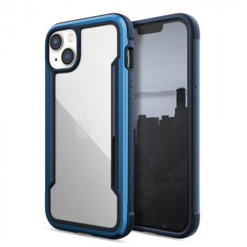 Custodia X-Doria Raptic Shield per Apple iPhone 14, blu marino