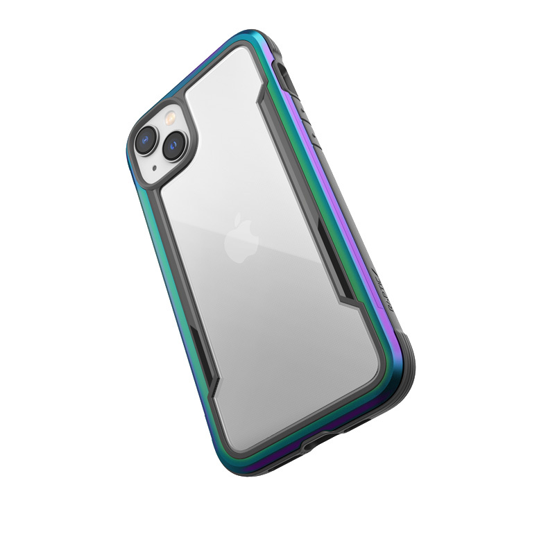 Custodia X-Doria Raptic Shield per Apple iPhone 14 Plus / 15 Plus, Iridescent