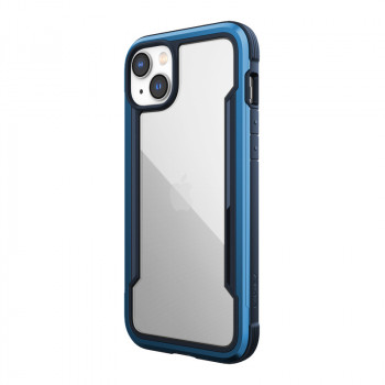Custodia X-Doria Raptic Shield per Apple iPhone 14 Plus / 15 Plus, blu marine