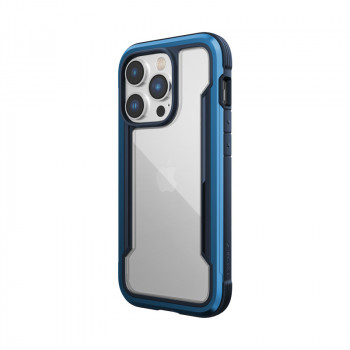 Custodia X-Doria Raptic Shield per Apple iPhone 14 Pro, blu marine