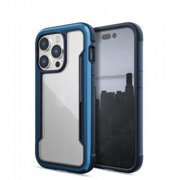 Custodia X-Doria Raptic Shield per Apple iPhone 14 Pro, blu marine