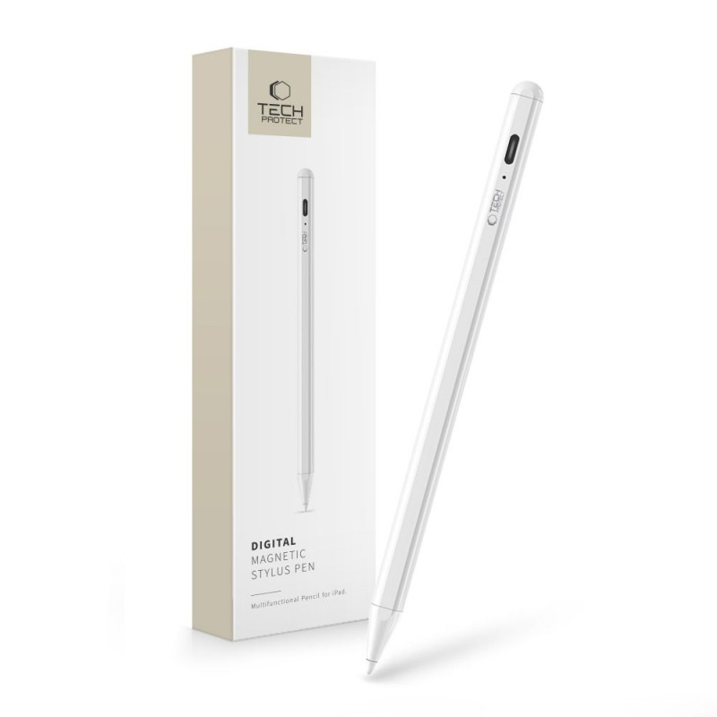 Penna stylus digitale Tech-Protect per Apple iPad, bianca