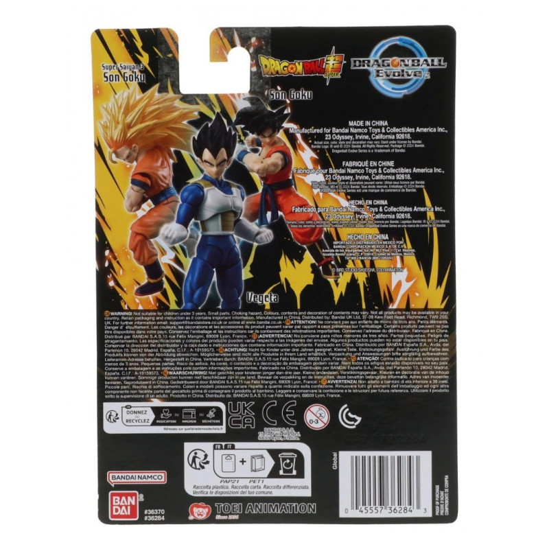 Statua da collezione Bandai Dragon Ball Super Evolve Vegeta