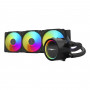 Dissipatore CPU a liquido all-in-one FSP AE36-B 360 mm ARGB, LGA 1851 / AMD AM5, nero