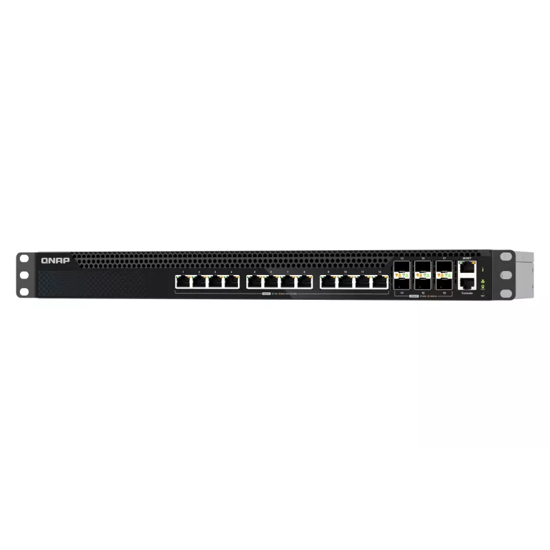 Switch di rete gestito L3 QNAP QSW-M5218-6F12T, 10G Ethernet, rack 1U