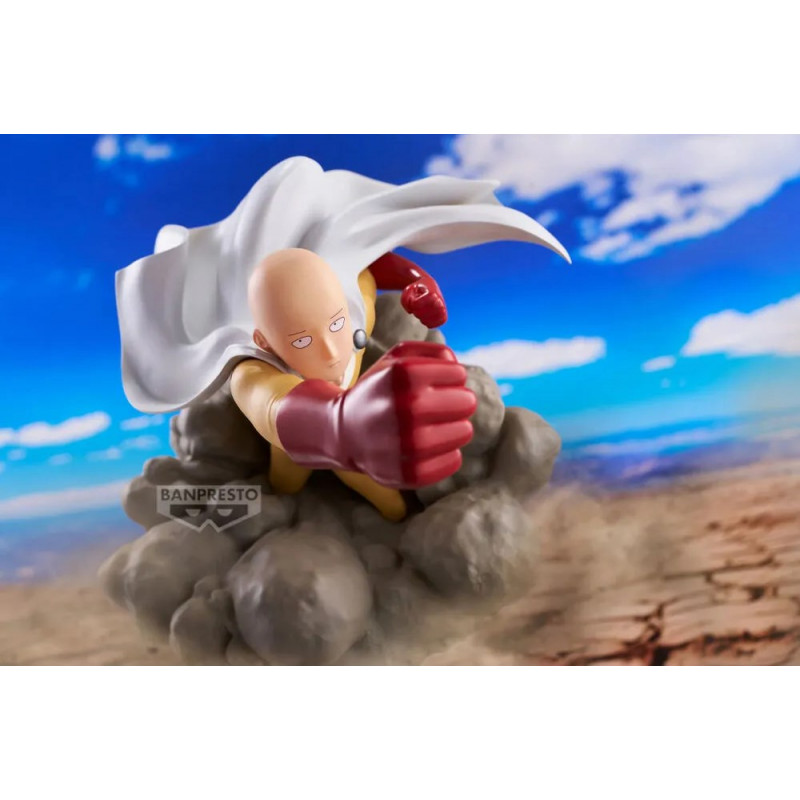 Bandai Banpresto One Punch Man Diorama - statuetta da collezione Saitama (BP30038P)