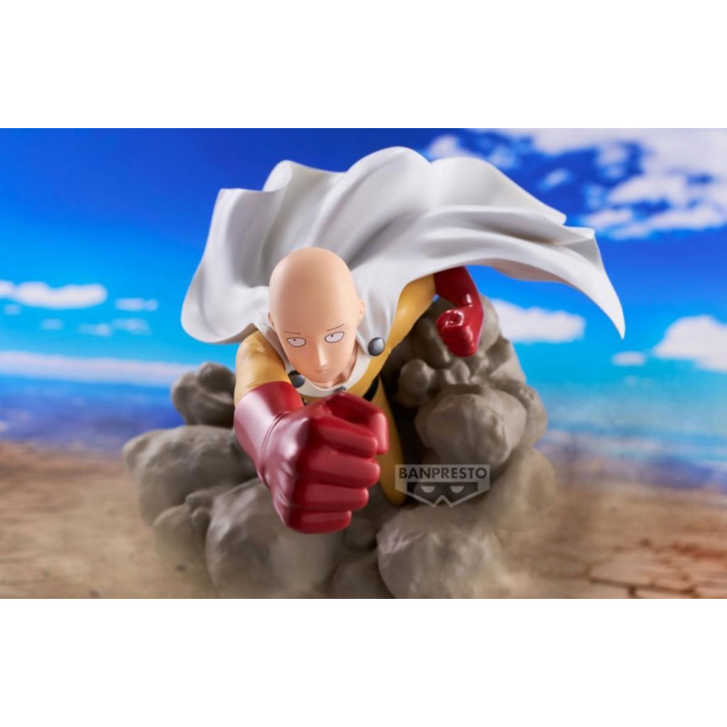 Bandai Banpresto One Punch Man Diorama - statuetta da collezione Saitama (BP30038P)