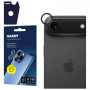 Vetro di protezione per lente fotocamera 3MK HARDY Lens Protection Pro per Apple iPhone Air, nero