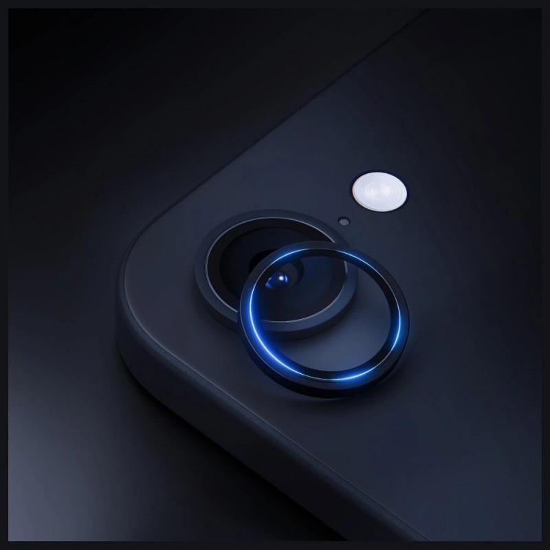 Vetro di protezione per lente fotocamera 3MK HARDY Lens Protection Pro per Apple iPhone Air, nero