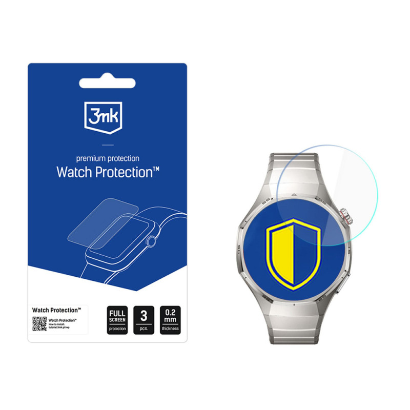 Vetro ibrido 3MK FlexibleGlass Watch per Huawei Watch GT 6 Pro 46 mm