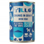 TILLO Bocconcini in salsa Pesce cibo umido per cani, 415 g