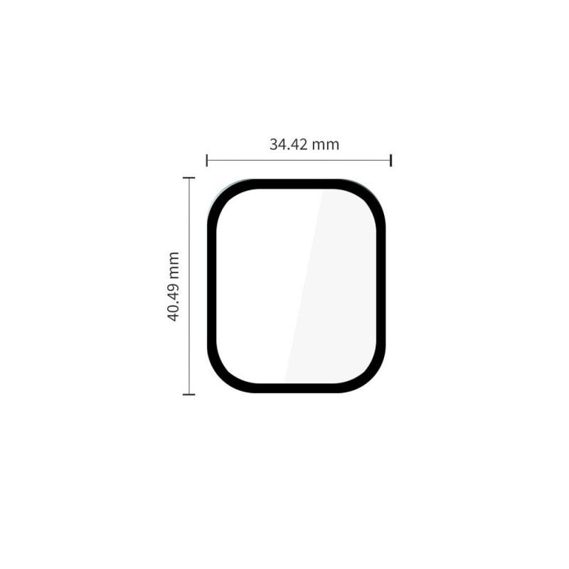 Tech-Protect Glass Flex+ Huawei Watch Fit 5 Vetro ibrido, nero (2 pz)