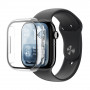 Protezione schermo in vetro Radix FullGuard AmazingThing con custodia per Apple Watch Series 11 46 mm, trasparente
