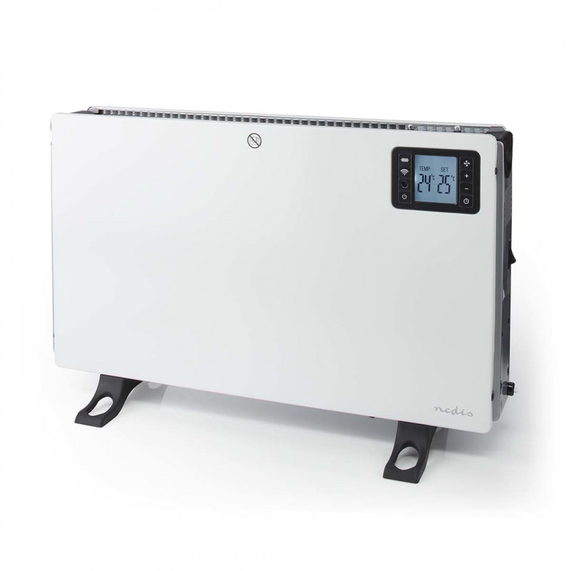 Nedis SmartLife HTCO50WTW Termoventilatore elettrico, 2000 W, bianco
