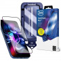 Proteggi schermo in vetro temperato 3MK HardGlass Max per Apple iPhone 17 Pro / 18 Pro, nero