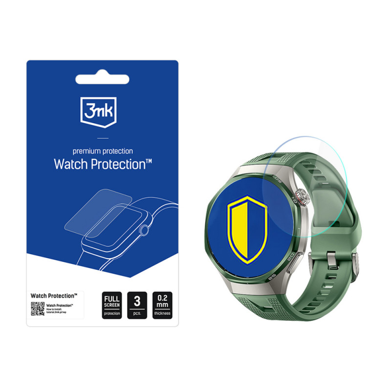 Proteggi schermo 3MK Watch Protection FlexibleGlass per Huawei Watch GT 7 Pro 46 mm