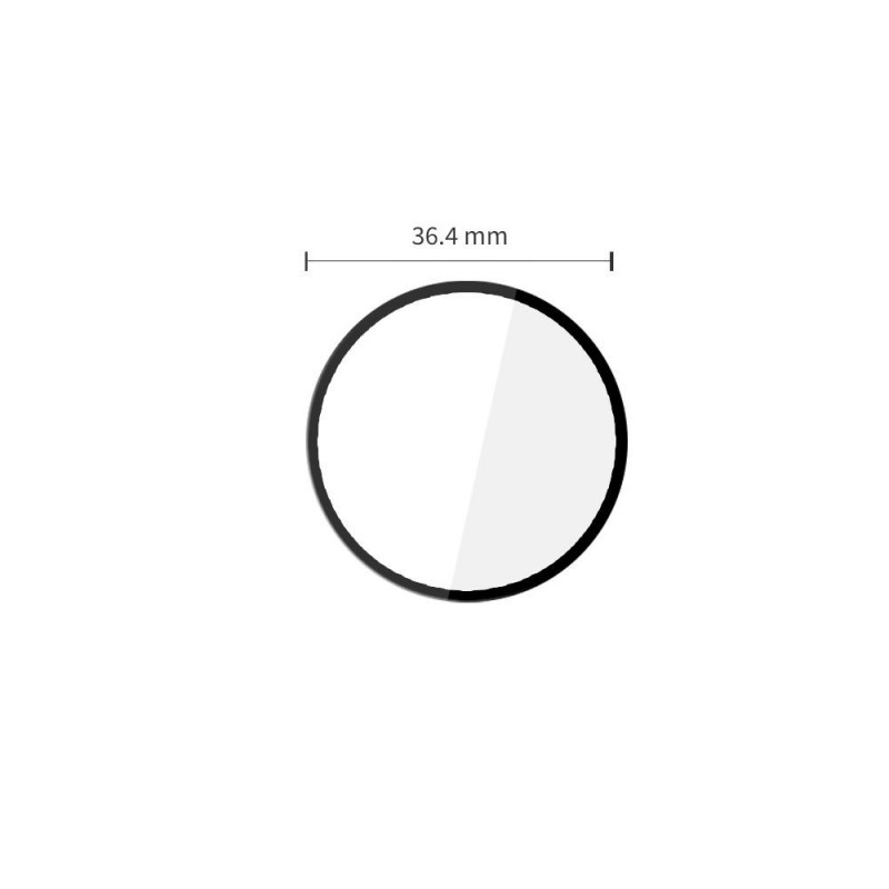 Vetro ibrido Glass Flex+ Tech-Protect per Huawei Watch GT Runner 2 (2 pz), nero