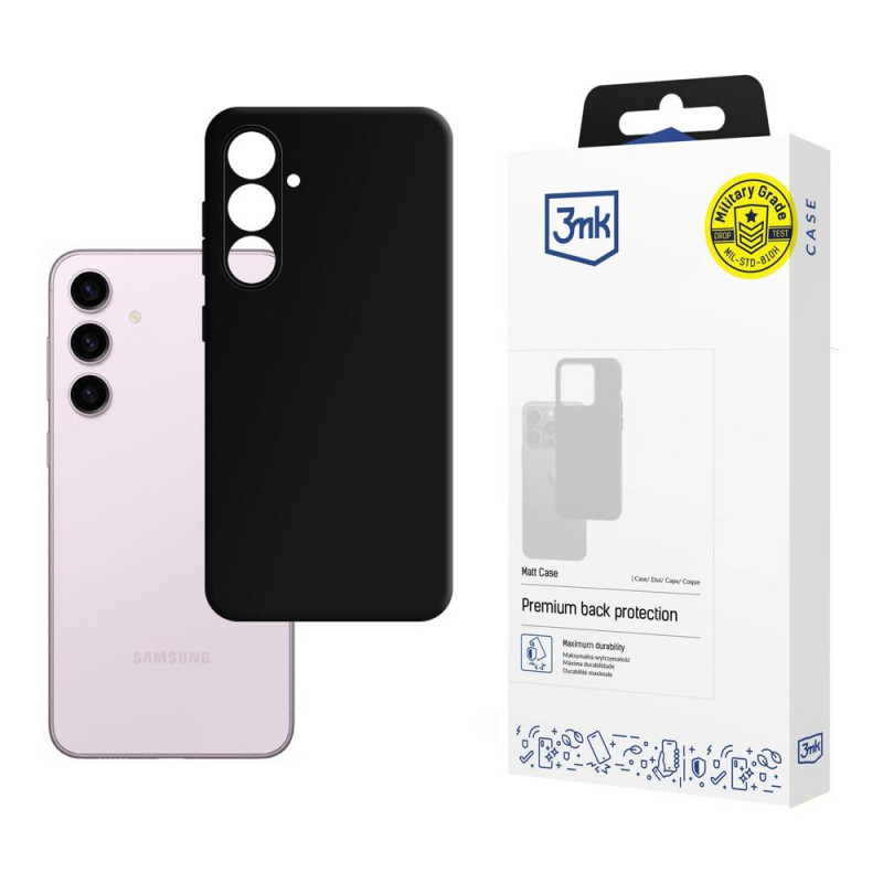 3MK Matt Case Samsung Galaxy S24, nero