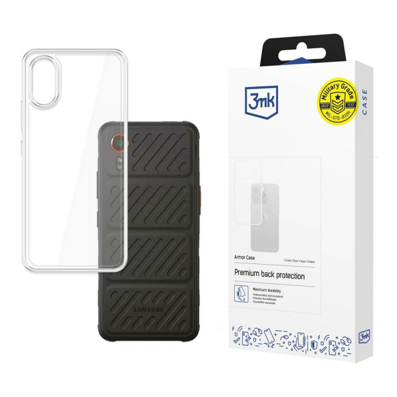 Custodia 3MK Armor per Samsung Galaxy XCover 7, trasparente