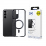 Custodia per smartphone MagSafe 3MK Satin Armor MagCase 156089-0 per Samsung Galaxy S24+, trasparente