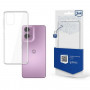 Custodia per smartphone 3MK Clear Case per Motorola Moto G24, trasparente