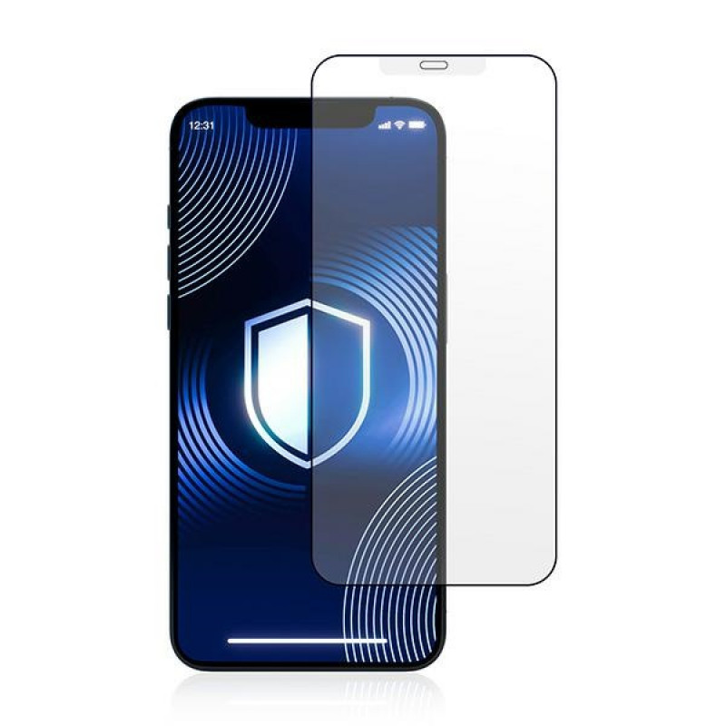 Proteggi schermo in vetro temperato 3MK HardGlass Matt Max per Apple iPhone XS Max / 11 Pro Max, opaco