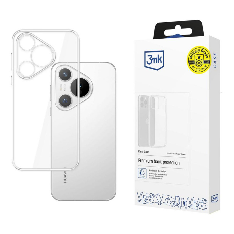 3MK Clear Case per Huawei Pura 70, trasparente