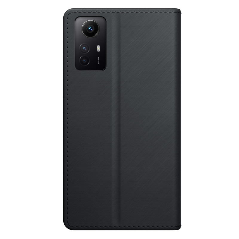 Custodia a portafoglio 3MK per Xiaomi Redmi Note 12S, nera