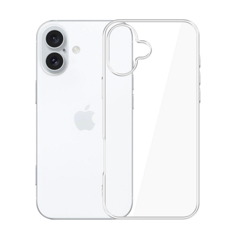 Custodia 3MK Clear Case per Apple iPhone 16, trasparente