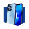 Custodia 3mk Satin Armor Case+ per Apple iPhone 16 Pro Max, trasparente con cornice nera