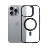 3mk Satin Armor MagCase con MagSafe per Apple iPhone 16 Pro Max (W-3SAMaCa-AiP16PM-0), trasparente con cornice nera