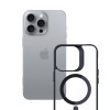 3mk Satin Armor MagCase con MagSafe per Apple iPhone 16 Pro Max (W-3SAMaCa-AiP16PM-0), trasparente con cornice nera
