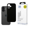 Custodia in silicone 3mk per Apple iPhone 16 Plus, nera