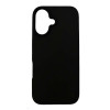 Custodia in silicone 3mk per Apple iPhone 16 Plus, nera