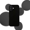 Custodia in silicone 3mk per Apple iPhone 16 Plus, nera