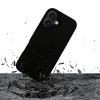 Custodia in silicone 3mk per Apple iPhone 16 Plus, nera