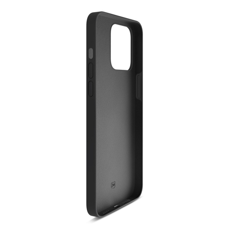Custodia in silicone 3mk per Apple iPhone 16 Pro Max, nera