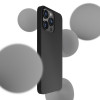 Custodia in silicone 3mk per Apple iPhone 16 Pro Max, nera