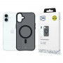 Custodia 3mk Smoke MagCase con MagSafe per Apple iPhone 16 Plus (W-3SmoMaCa-AiP16Plu-0), semitrasparente