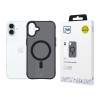 Custodia 3mk Smoke MagCase con MagSafe per Apple iPhone 16 Plus (W-3SmoMaCa-AiP16Plu-0), semitrasparente