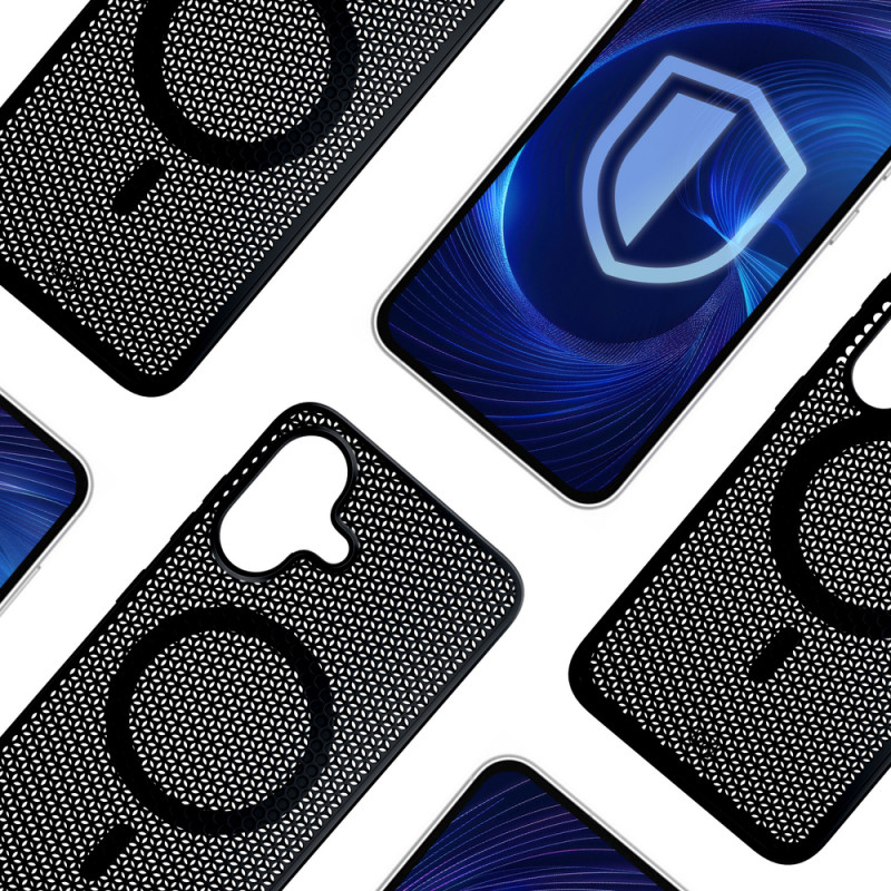 3mk COOLing MagCase per Apple iPhone 16, nero