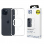 3mk Clear MagCase per Apple iPhone 15, trasparente