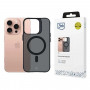 Custodia 3mk Smoke MagCase con MagSafe per Apple iPhone 16 Pro, semitrasparente