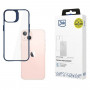 3MK Satin Armor Case+ custodia protettiva per Apple iPhone 15, blu